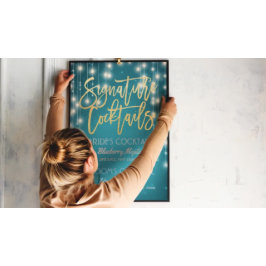 Dorado Signature Cocktail Bebe Menú Decoración Bod