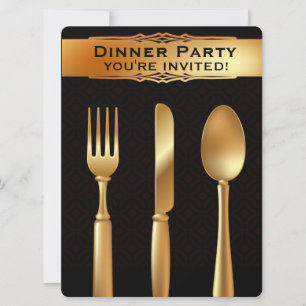 Dorado Silverware - Invitación formal a la fiesta