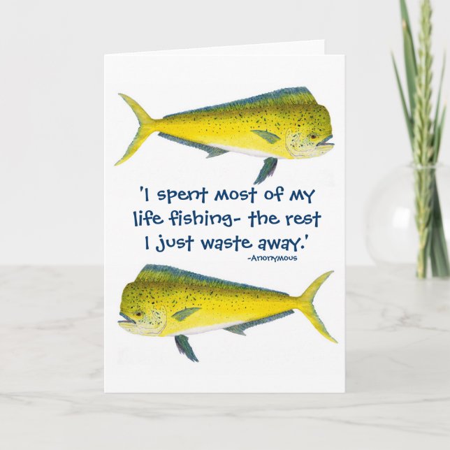 dorado, tarjeta de Mahi-Mahi (Anverso)