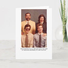 Doris Wife y Madre Tarjeta de Saludo
