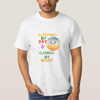 Dormido al jugar de día por la camiseta de noche