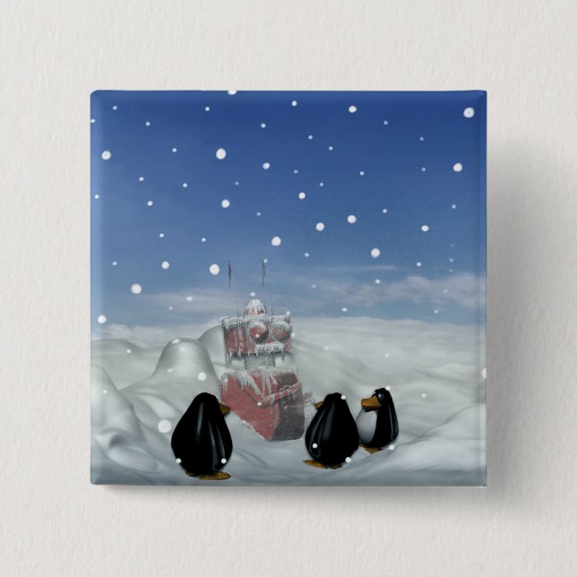 Dormir con el botón de los pingüinos (Anverso)