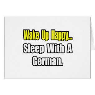 Dormir con un alemán