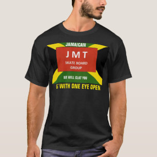 DORMIR CON UN OJO ABIERTO Camiseta oscura básica