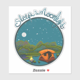 Dormir en el Pegatina de la luna