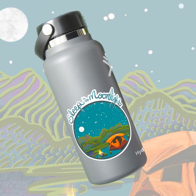 Dormir en el Pegatina de la luna (Subido por el creador)