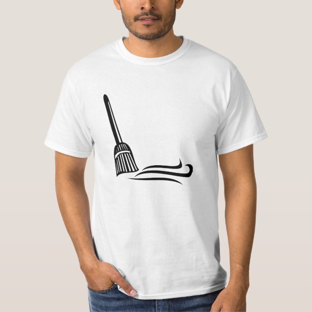 Dormitorio de barrido - Camiseta de barrido limpio (Anverso)