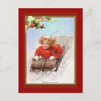 Dormitorio de tarjetas de vacaciones victorianas