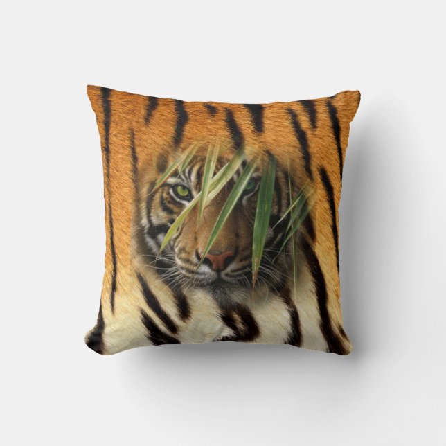 Dormitorio de tigres, almohada de cuna o sofá (Anverso)