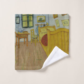 Dormitorio en Arlés, pintura al óleo, Vincent Van
