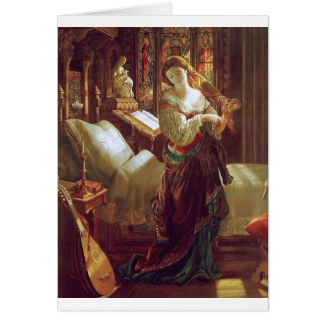 Dormitorio medieval de la mujer (Frente)