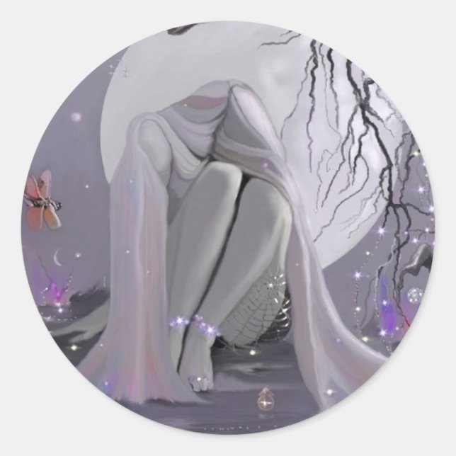 Dormitorio para la luz de la luna, pegatinas (Anverso)