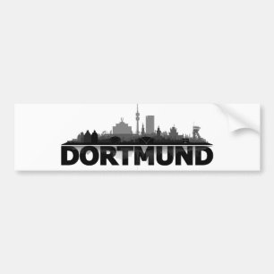 Dortmund City horizonte - pegatinas de automóvil