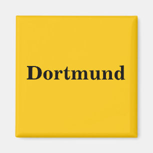 Dortmund escudo oro - Gleb imán -