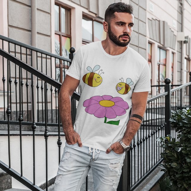 Dos Abejas Y Una Camiseta De Flor (Subido por el creador)