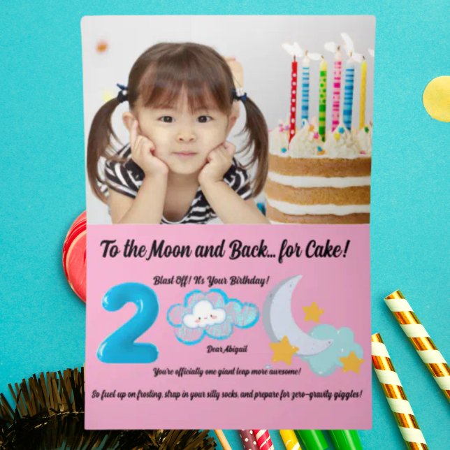 Dos al Cumpleaños de Niños Foto Luna (Subido por el creador)