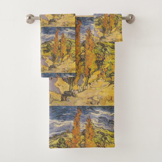Dos álamos en los Alpilles de Vincent Van Gogh (In situ)