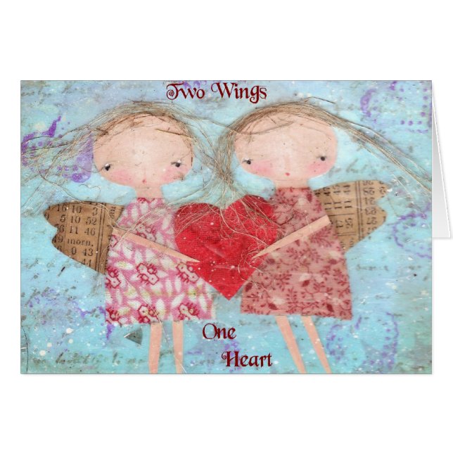 Dos alas un corazón (Anverso (Horizontal))