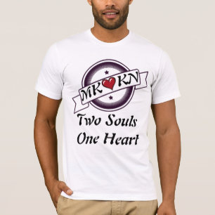 Dos almas, un corazón - Camiseta de pareja persona