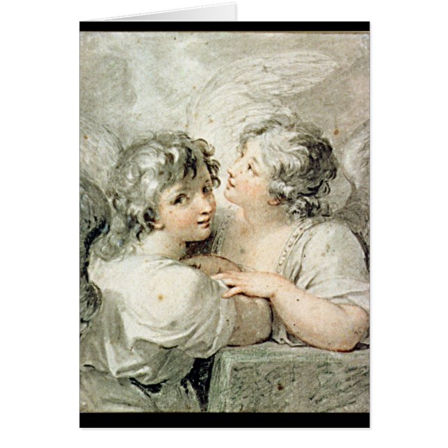 Dos ángeles, siglo XVIII (Frente)