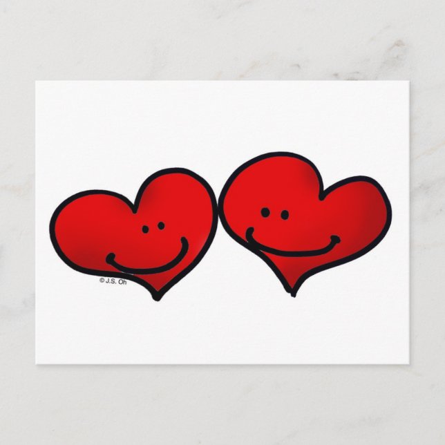 Dos arcos en la postal de amor (Anverso)