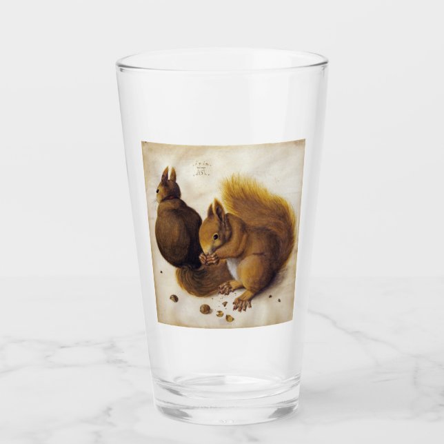 Dos ardillas rojas (por Albrecht Dürer) (Anverso)