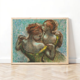 Dos bailarinas, de media longitud, arte Degas