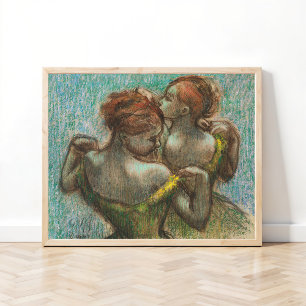 Dos bailarinas, de media longitud, arte Degas