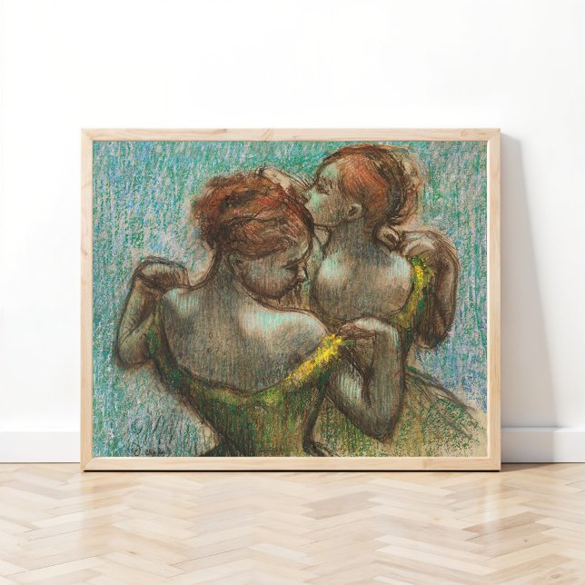 Dos bailarinas, de media longitud, arte Degas (Subido por el creador)