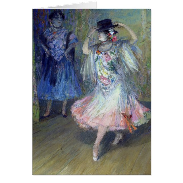 Dos bailarines españoles, 1852 (Frente)