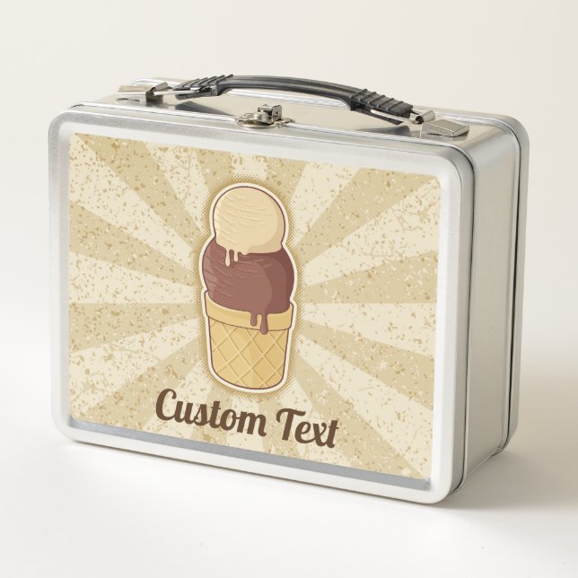 Dos bolas Ice Cream Cup Metalizado Lunes (Anverso)