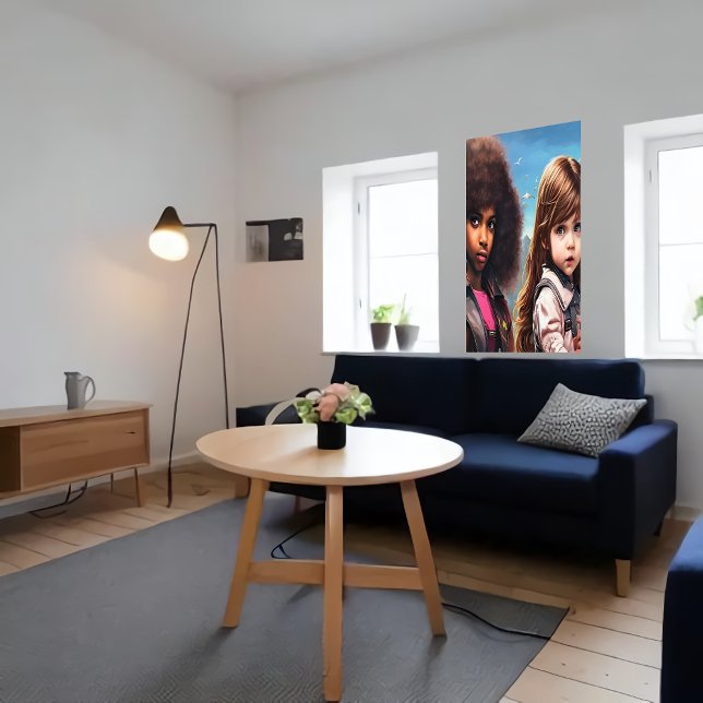 Dos buenos amigos | Arte IA (Subido por el creador)