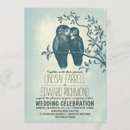 dos búhos en amor y tres invitaciones a bodas en b