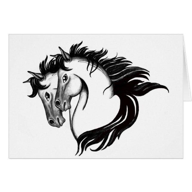 Dos Cabezas de Caballo (Anverso (Horizontal))