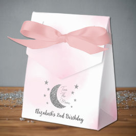 Dos Cajas De Favor De Cumpleaños De La Luna