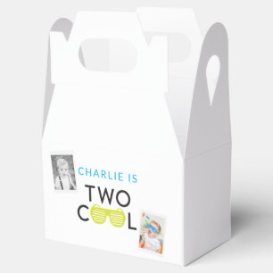 Dos Cajas Favorables de la fiesta de cumpleaños d