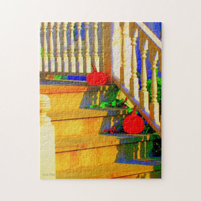 "Dos calabazas" rompecabezas (Vertical)