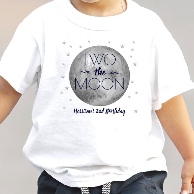 Dos camisetas de cumpleaños número 2 de la luna (Subido por el creador)