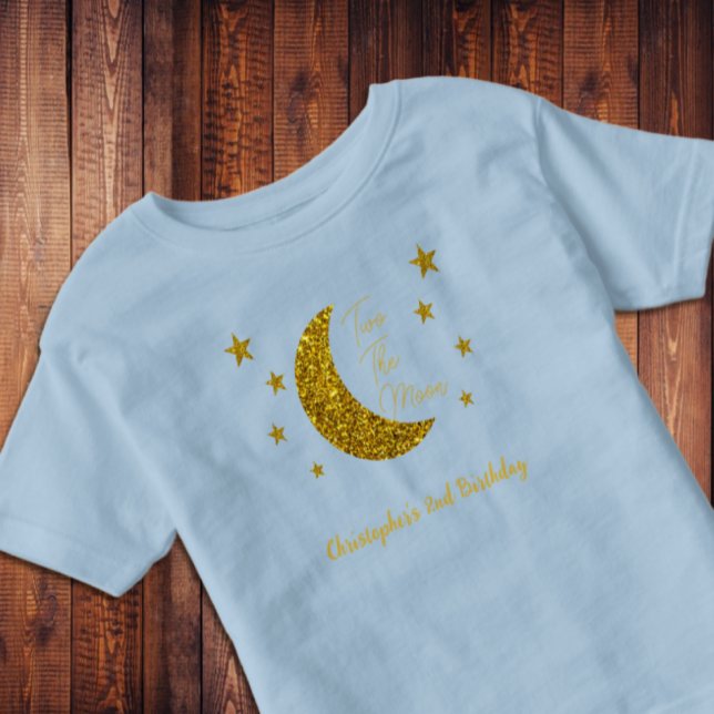 Dos camisetas de cumpleaños número 2 de la luna (Subido por el creador)