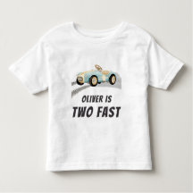 Dos camisetas de Fiesta de cumpleaños de Fast Race