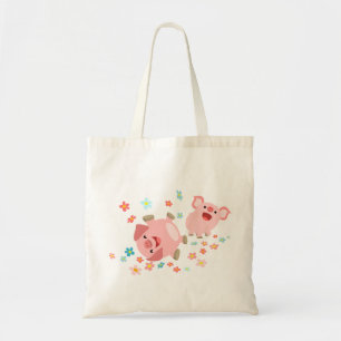 Dos cerdos Personalizados cortos en la bolsa de to