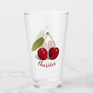Dos cerezas diseñan Tumbler de Vidrio Beber
