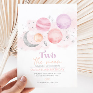 Dos Chicas de la Segunda Invitación de Cumpleaños