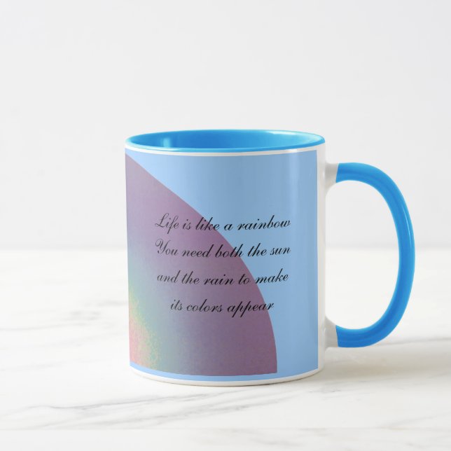 Dos citas del arco iris - taza (Derecha)