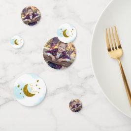 Dos Confetti De Cumpleaños De La Luna