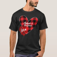 Dos corazones Amar personaliza camiseta