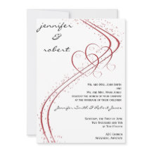 Dos corazones como una invitación