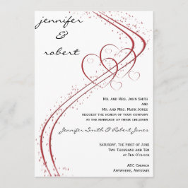 Dos corazones como una invitación