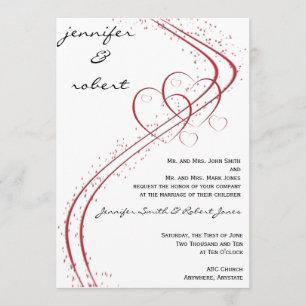 Dos corazones como una invitación