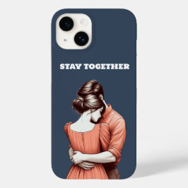 Dos corazones conectados| Funda de diseño "Stay To